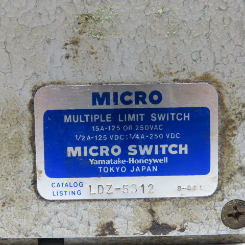 Yamatake Honeywell LDZ-5312 250V AC/DC Multiple Limit Switch 3 Position