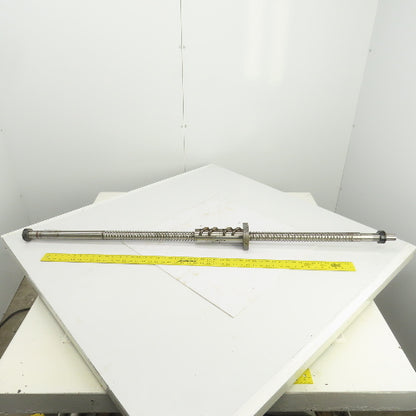 Mazak Mazatech H-400N Ball Screw & Nut 14mm Pitch 60" OAL 31" Travel 40mm OD