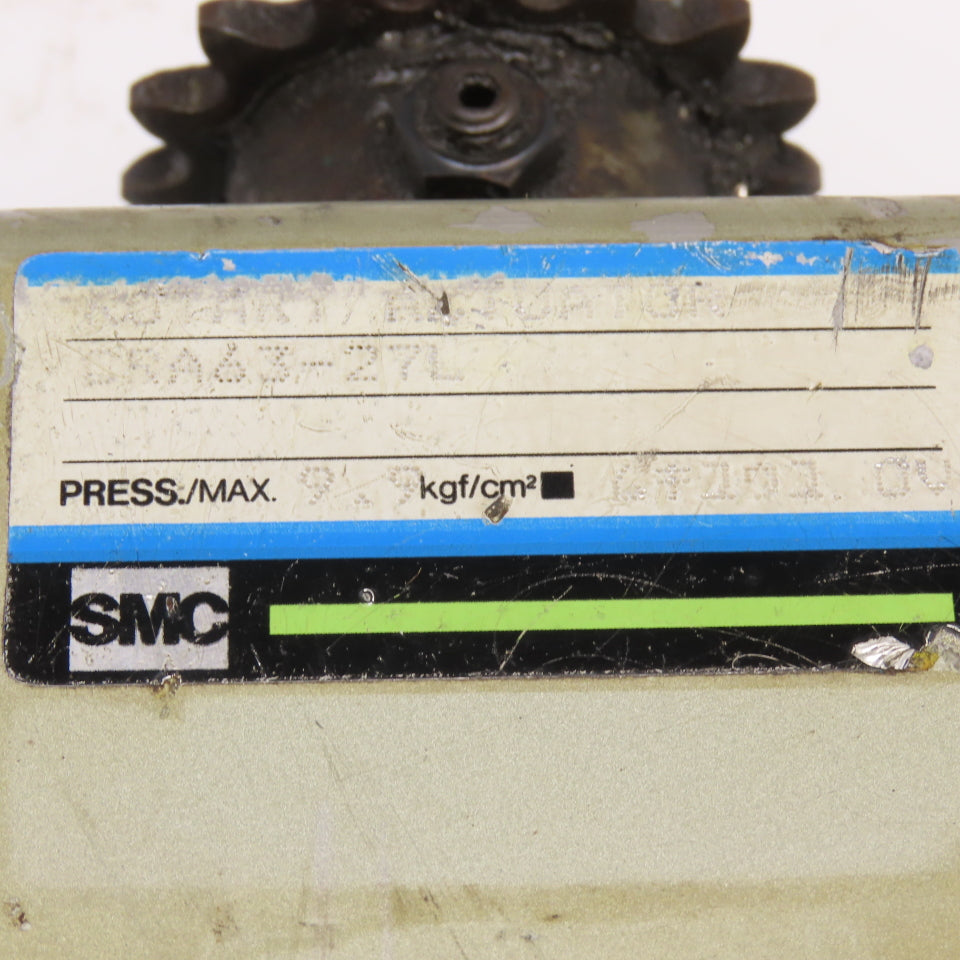SMC CRA63-27L Dual Shaft Pneumatic Rotary Actuator 1/8 Turn