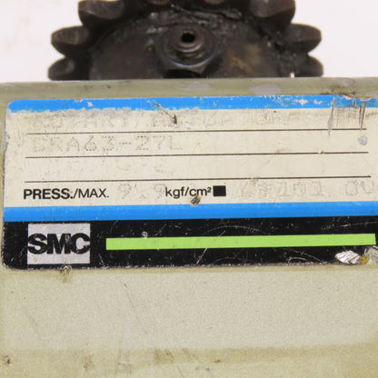 SMC CRA63-27L Dual Shaft Pneumatic Rotary Actuator 1/8 Turn