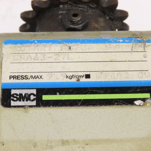 SMC CRA63-27L Dual Shaft Pneumatic Rotary Actuator 1/8 Turn