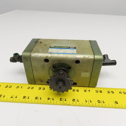 SMC CRA63-27L Dual Shaft Pneumatic Rotary Actuator 1/8 Turn