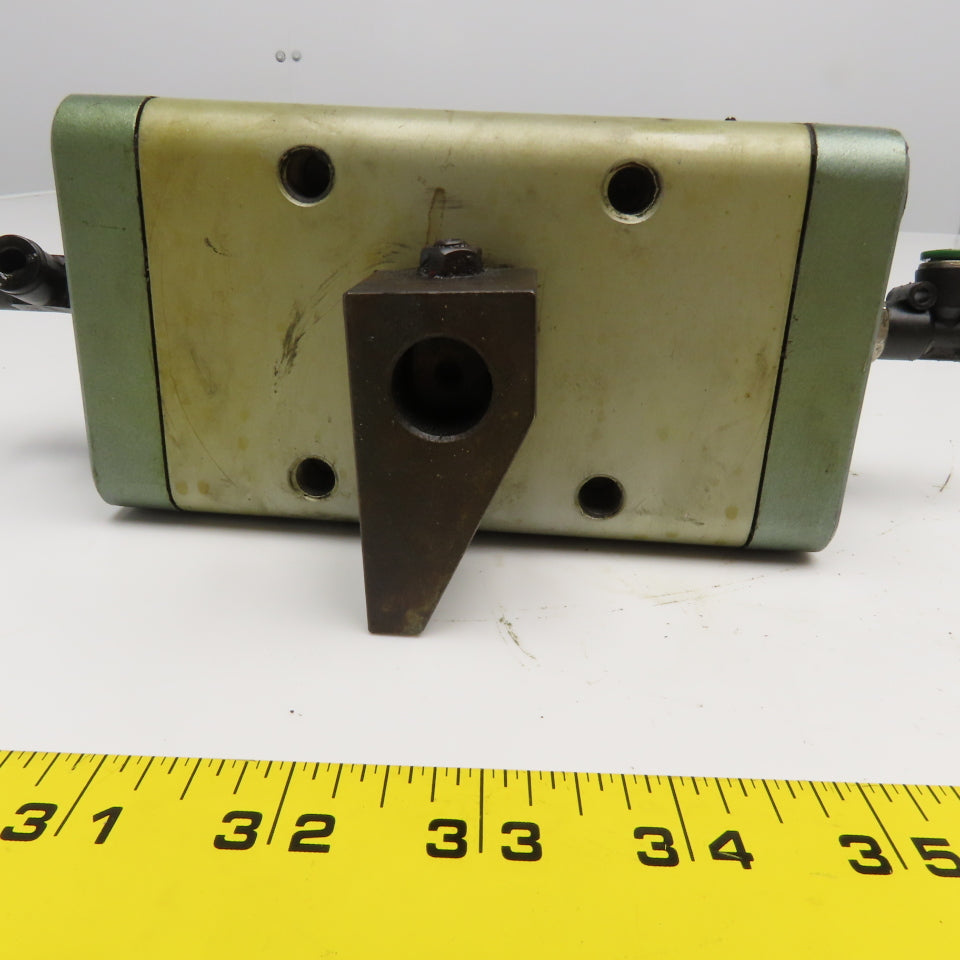 SMC CRA63-27L Dual Shaft Pneumatic Rotary Actuator 1/8 Turn