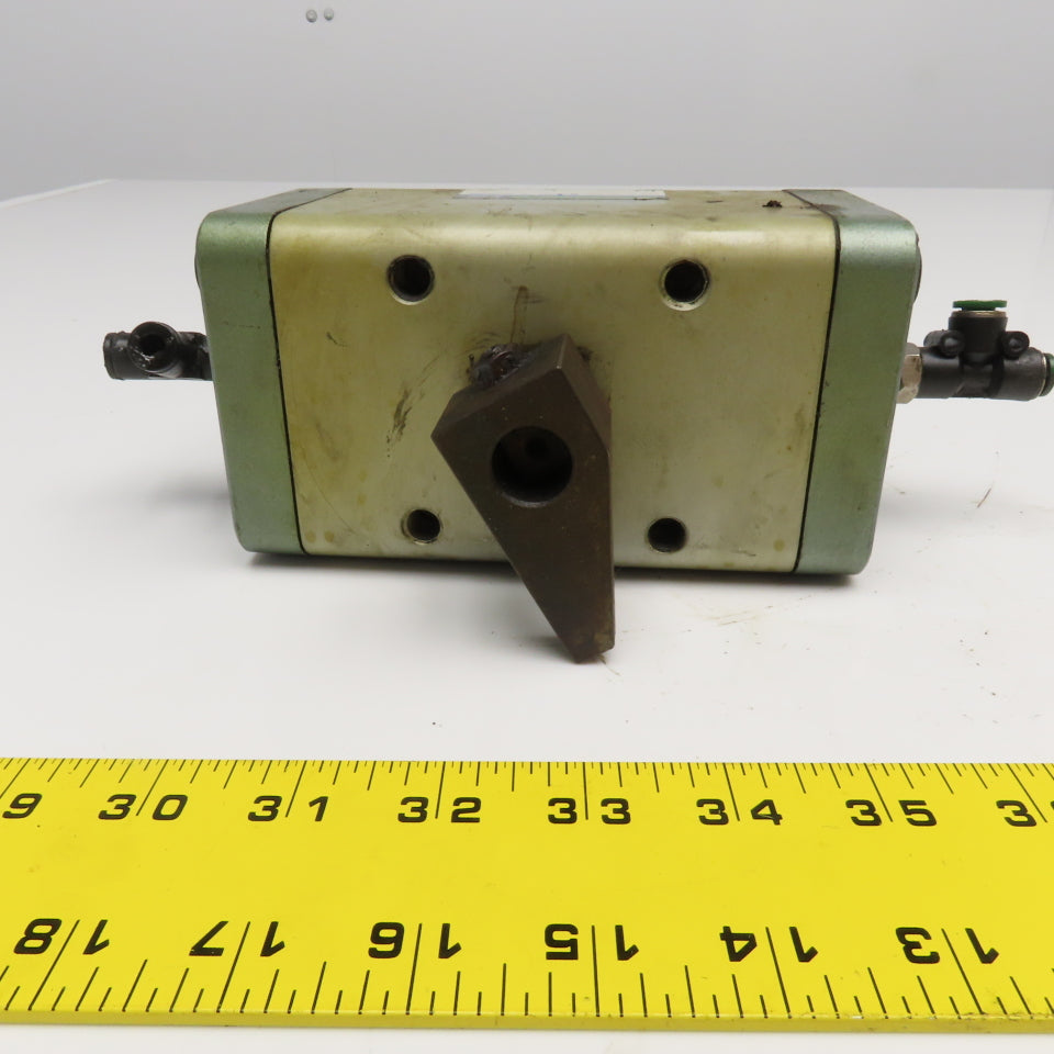 SMC CRA63-27L Dual Shaft Pneumatic Rotary Actuator 1/8 Turn