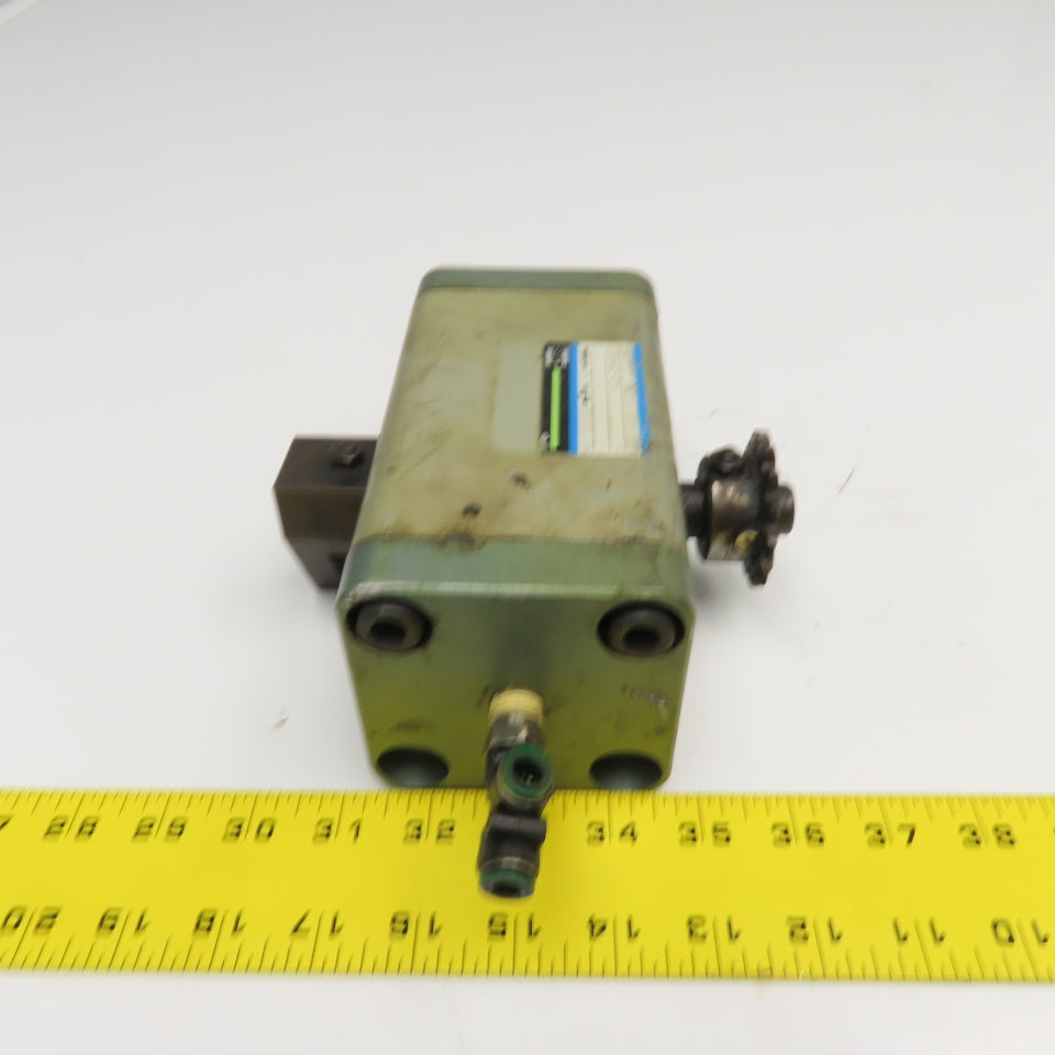 SMC CRA63-27L Dual Shaft Pneumatic Rotary Actuator 1/8 Turn