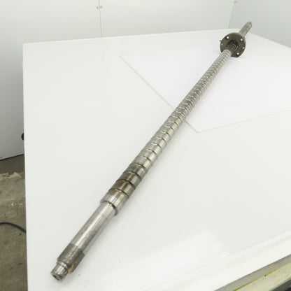 Tsubaki 283-0792-3 Ball Screw & Nut 25mm Pitch 61-3/8" OAL 49.5" Travel 38mm OD