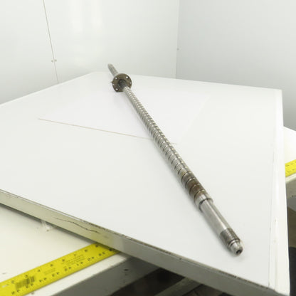 Tsubaki 283-0792-3 Ball Screw & Nut 25mm Pitch 61-3/8" OAL 49.5" Travel 38mm OD