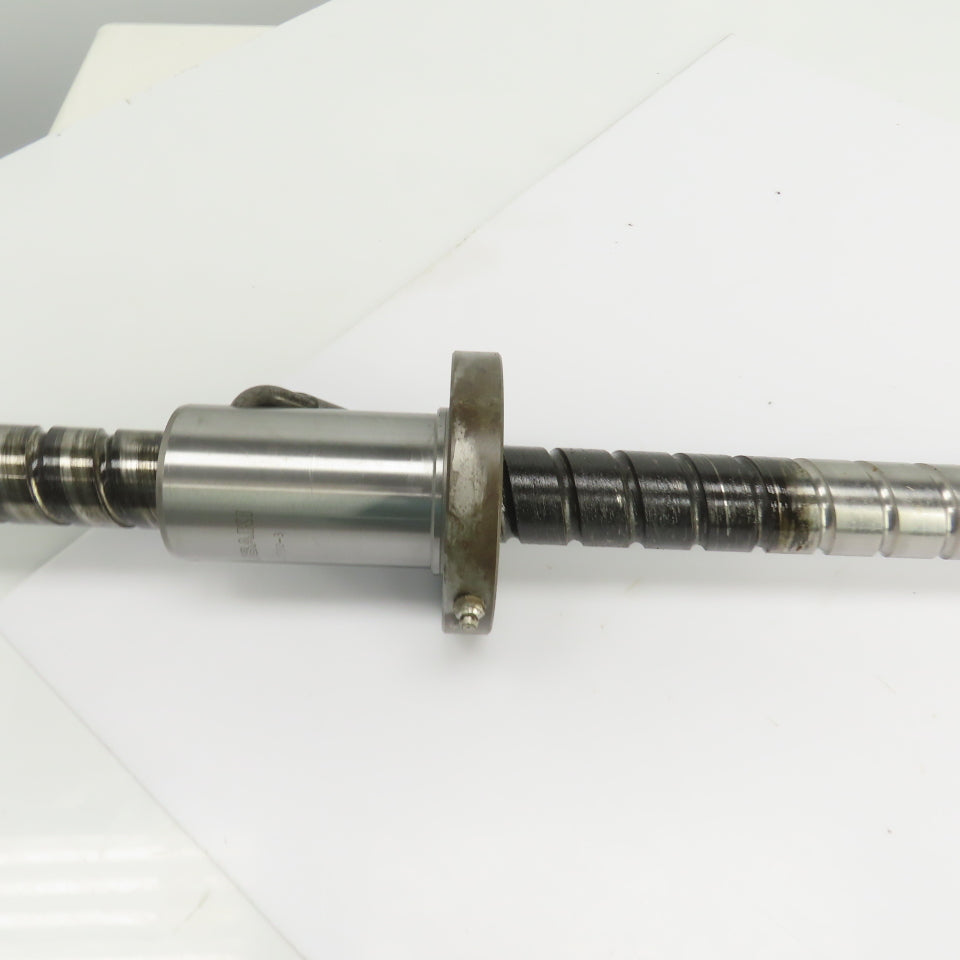 Tsubaki 283-0792-3 Ball Screw & Nut 25mm Pitch 61-3/8" OAL 49.5" Travel 38mm OD