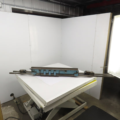 Amada Pega 304040 30 Ton Turret Punch Press Slide For Material Clamping Assembly