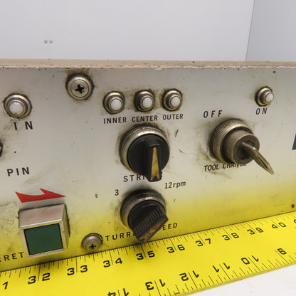 Amada PEGA 344 Q Operator Control Switch Board