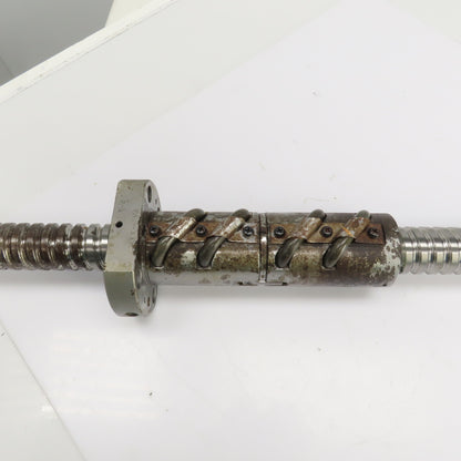 Yamazaki Mazak FH-580/40 Ball Screw & Nut 11mm Pitch 66" OAL 37" Travel 40mm OD