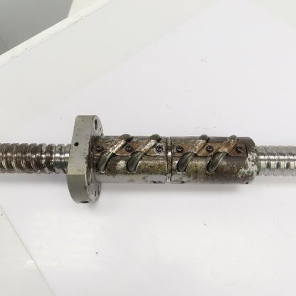 Yamazaki Mazak FH-580/40 Ball Screw & Nut 11mm Pitch 66" OAL 37" Travel 40mm OD