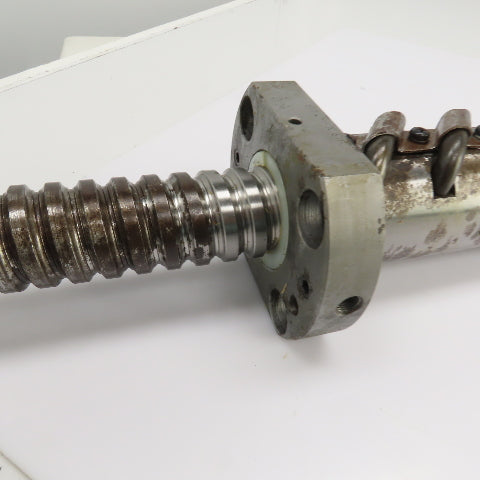 Yamazaki Mazak FH-580/40 Ball Screw & Nut 11mm Pitch 66" OAL 37" Travel 40mm OD