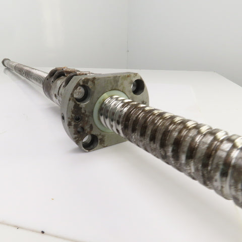 Yamazaki Mazak FH-580/40 Ball Screw & Nut 11mm Pitch 66" OAL 37" Travel 40mm OD