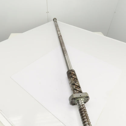 Yamazaki Mazak FH-580/40 Ball Screw & Nut 11mm Pitch 66" OAL 37" Travel 40mm OD