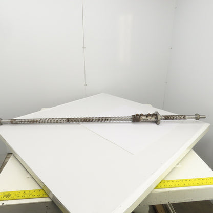 Yamazaki Mazak FH-580/40 Ball Screw & Nut 11mm Pitch 66" OAL 37" Travel 40mm OD