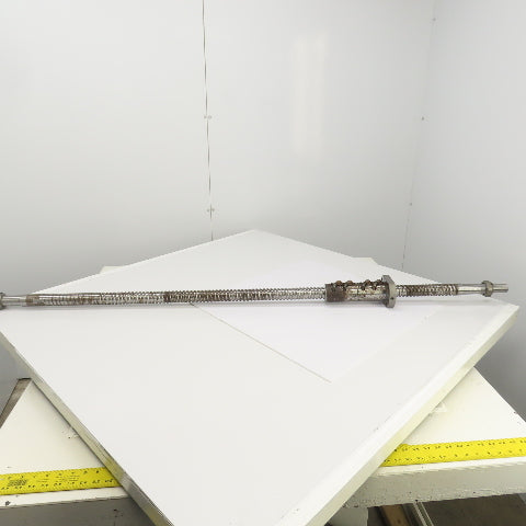 Yamazaki Mazak FH-580/40 Ball Screw & Nut 11mm Pitch 66" OAL 37" Travel 40mm OD
