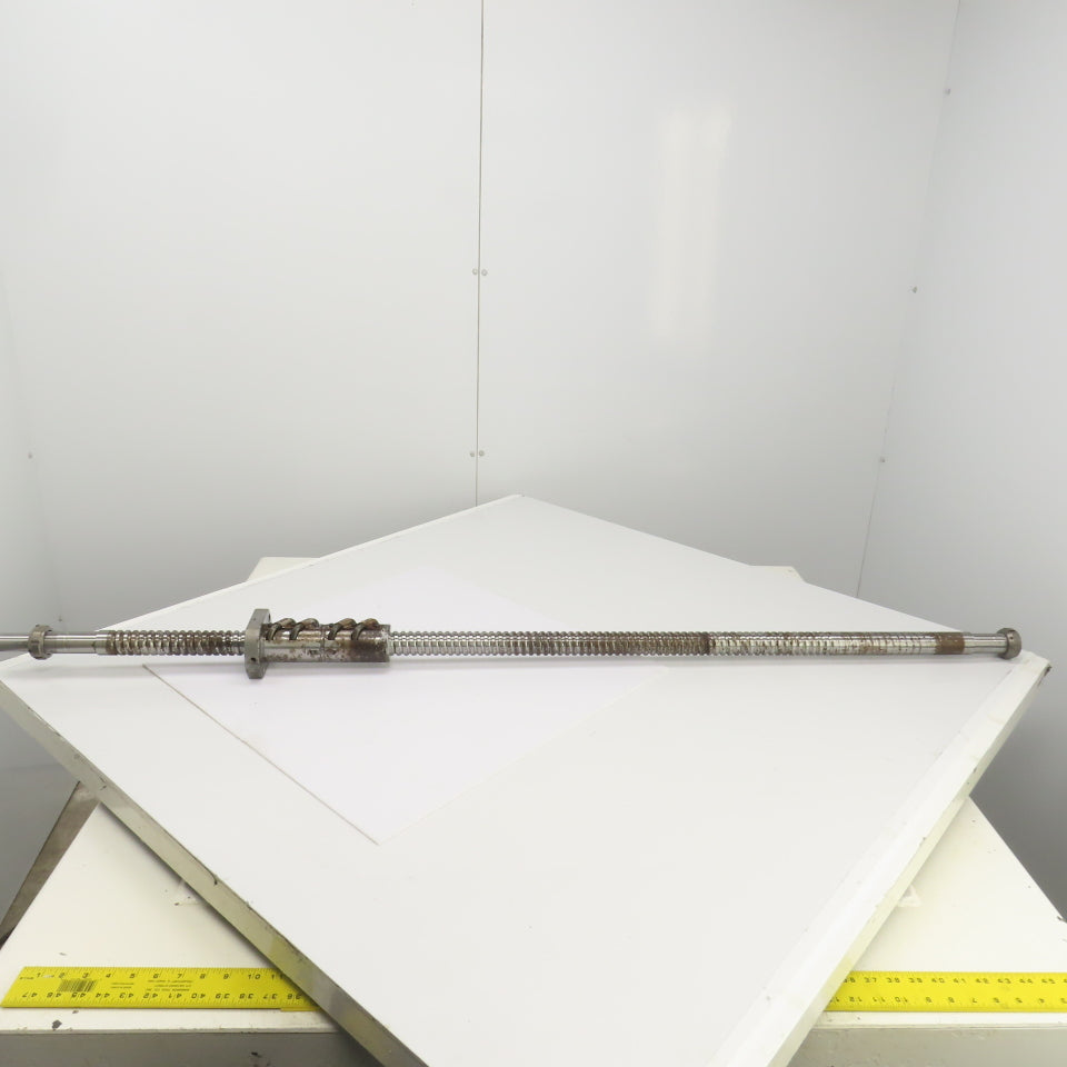Yamazaki Mazak FH-580/40 Ball Screw & Nut 11mm Pitch 66" OAL 37" Travel 40mm OD