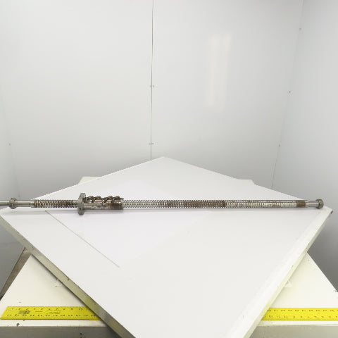 Yamazaki Mazak FH-580/40 Ball Screw & Nut 11mm Pitch 66" OAL 37" Travel 40mm OD