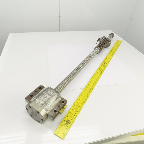 Yamazaki Mazak FH-580/40 Ball Screw & Nut 14mm Pitch 48" OAL 26" Travel 40mm OD