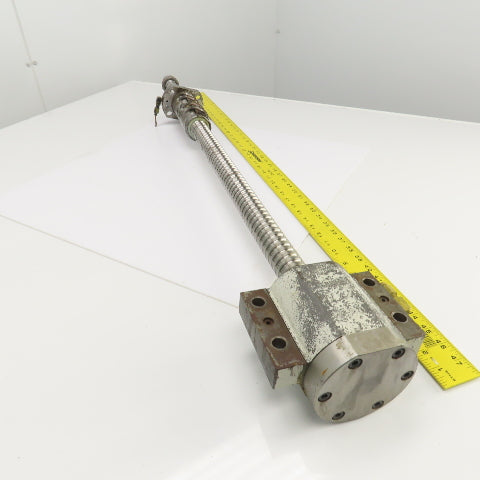 Yamazaki Mazak FH-580/40 Ball Screw & Nut 14mm Pitch 48" OAL 26" Travel 40mm OD