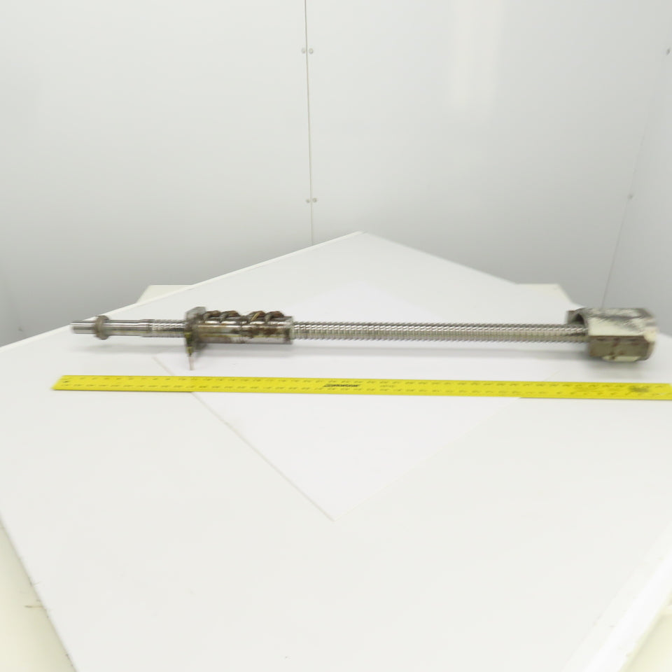 Yamazaki Mazak FH-580/40 Ball Screw & Nut 14mm Pitch 48" OAL 26" Travel 40mm OD