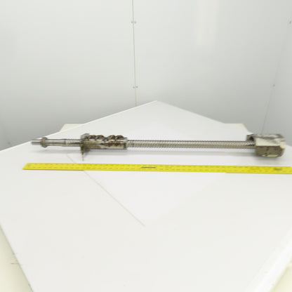 Yamazaki Mazak FH-580/40 Ball Screw & Nut 14mm Pitch 48" OAL 26" Travel 40mm OD