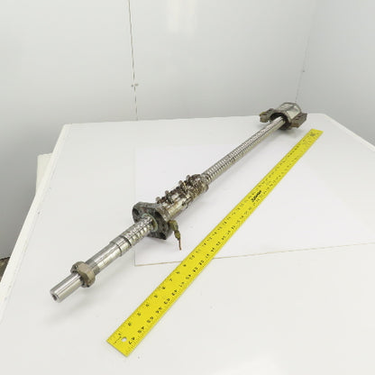 Yamazaki Mazak FH-580/40 Ball Screw & Nut 14mm Pitch 48" OAL 26" Travel 40mm OD