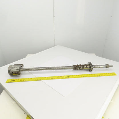 Yamazaki Mazak FH-580/40 Ball Screw & Nut 14mm Pitch 48" OAL 26" Travel 40mm OD