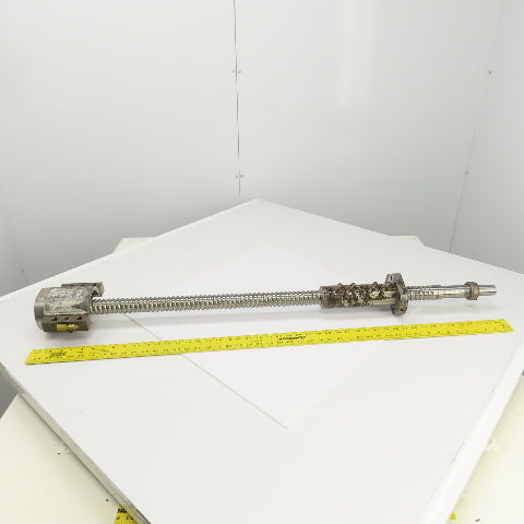 Yamazaki Mazak FH-580/40 Ball Screw & Nut 14mm Pitch 48" OAL 26" Travel 40mm OD