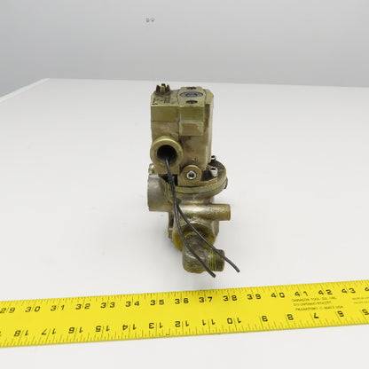 Ross D2773B4001 1/2" x 1" Port Pneumatic Poppet Solenoid Valve 24VDC