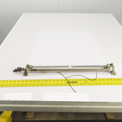 SMC Double Acting Pneumatic Cylinder 19" Stroke 14mm Rod 31mm Bore