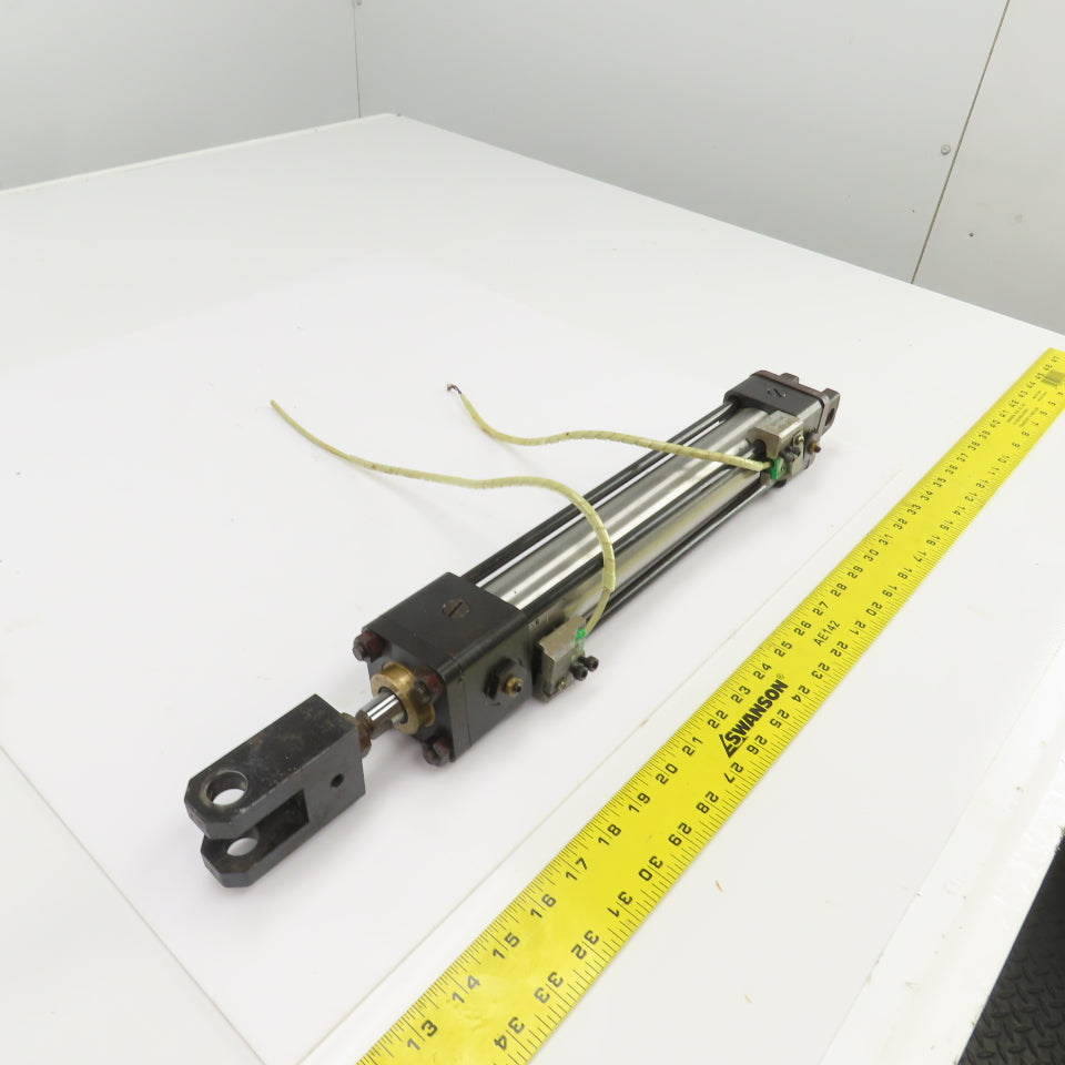 Double Acting Pneumatic Cylinder 9-1/2" Stroke 18mm Rod 36mm Bore