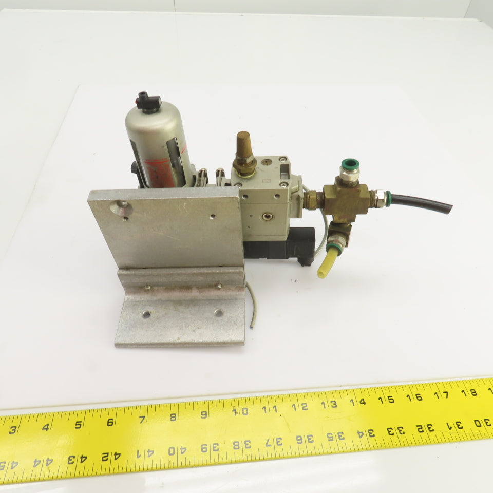 SMC AW30-N03-Z NAV3000-N03-5DZ Pneumatic Soft Start Valve W/Filter 24VDC