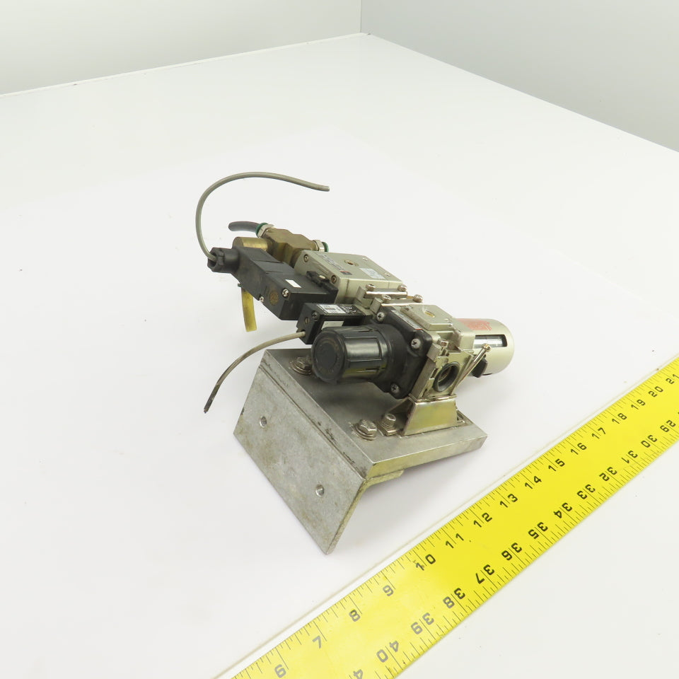 SMC AW30-N03-Z NAV3000-N03-5DZ Pneumatic Soft Start Valve W/Filter 24VDC
