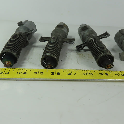 SAE J560b Trailer Plug End 7 Pin Round Grote Lot of 4