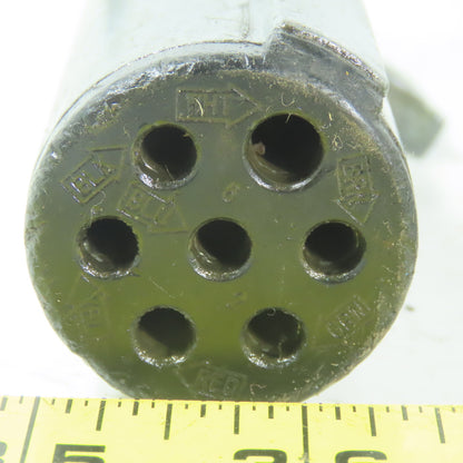 SAE J560b Trailer Plug End 7 Pin Round Grote Lot of 4