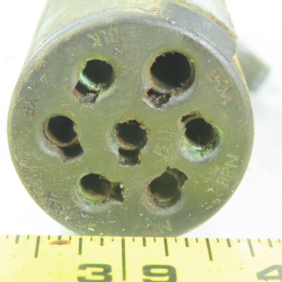 SAE J560b Trailer Plug End 7 Pin Round Grote Lot of 4