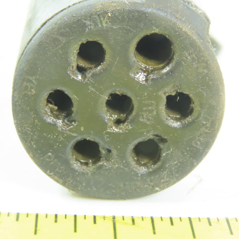 SAE J560b Trailer Plug End 7 Pin Round Grote Lot of 4