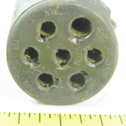 SAE J560b Trailer Plug End 7 Pin Round Grote Lot of 4