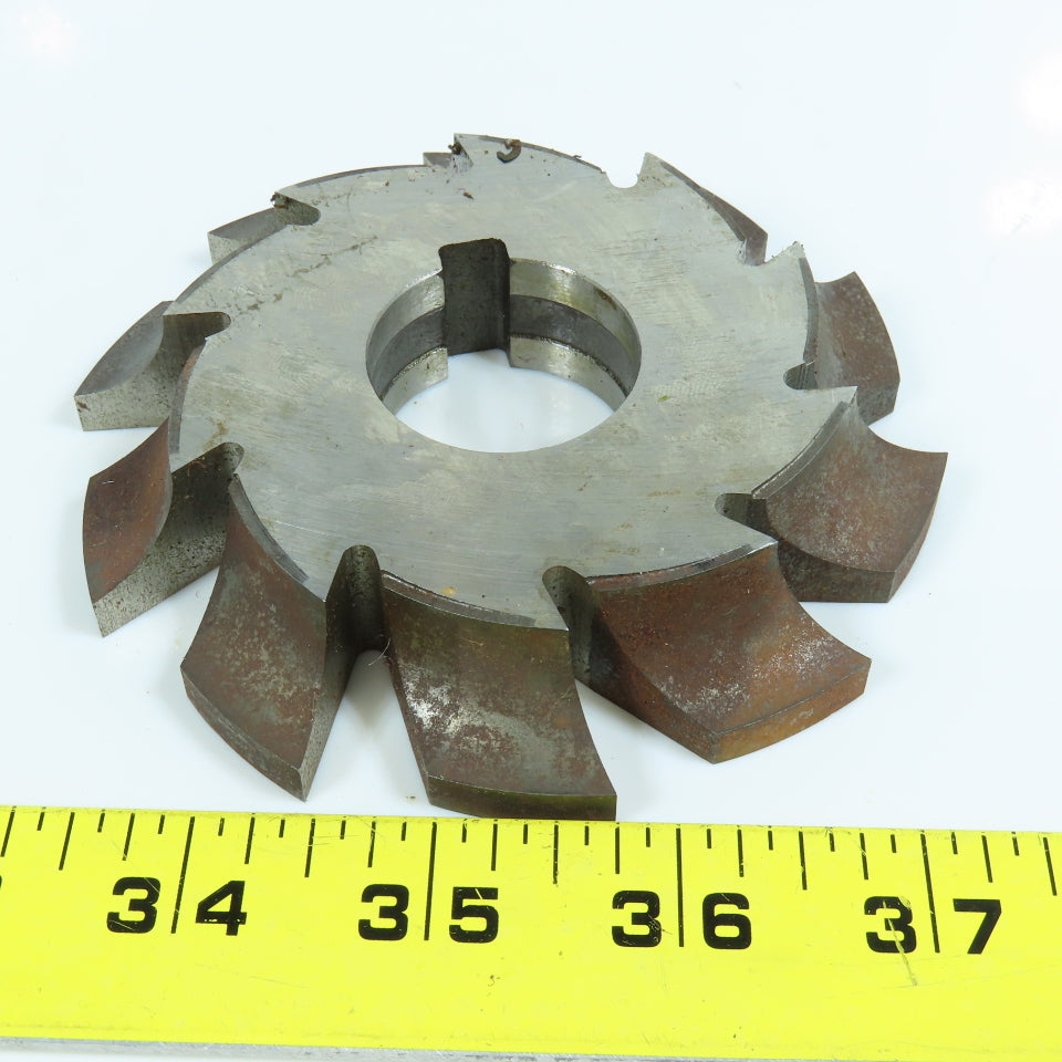 Niagara 1/2" Radius RH Corner Rounding Milling Cutter 4-1/4" OD 1-1/4" Arbor