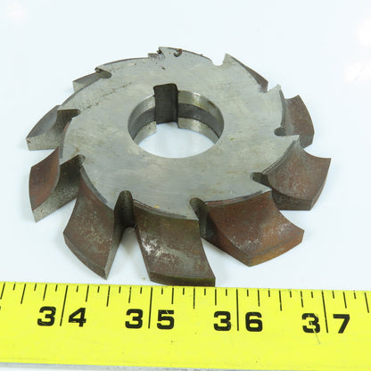 Niagara 1/2" Radius RH Corner Rounding Milling Cutter 4-1/4" OD 1-1/4" Arbor