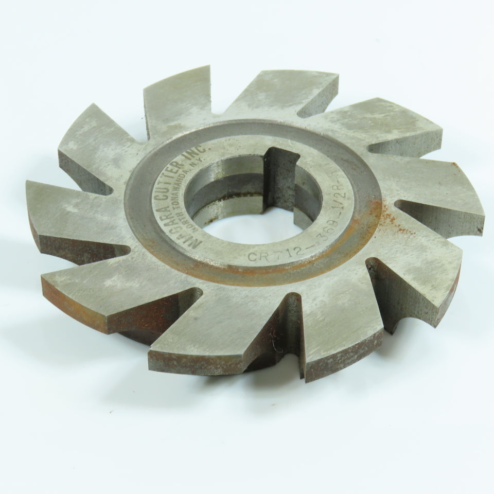 Niagara 1/2" Radius RH Corner Rounding Milling Cutter 4-1/4" OD 1-1/4" Arbor