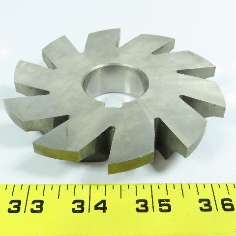 ITW 1/2" Radius Right Hand Corner Rounding Milling Cutter 4-1/4" OD 1-1/4" Arbor