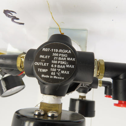 Norgren R07-119-RGKA Regulated Pneumatic Air Supply Board 4 Output 0-160PSI