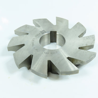 ITW 1/2" Radius Left Hand Corner Rounding Milling Cutter 4-1/4" OD 1-1/4" Arbor