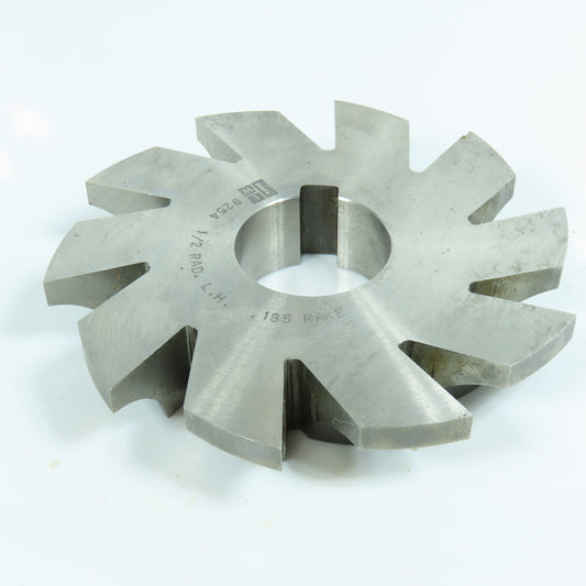 ITW 1/2" Radius Left Hand Corner Rounding Milling Cutter 4-1/4" OD 1-1/4" Arbor