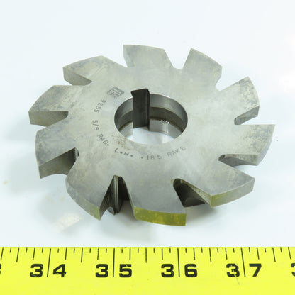 ITW 5/8" Radius Left Hand Corner Rounding Milling Cutter 1-1/4" Arbor Reground