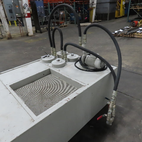 4 Stage Oil Sump Strainer Mobile Reclaim Filtration Unit 1Hp 230/480V 3Ph 175Gal