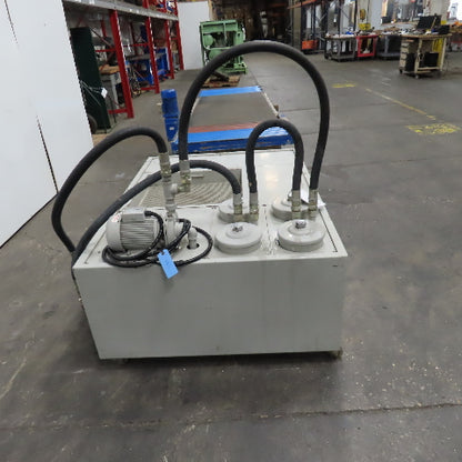 4 Stage Oil Sump Strainer Mobile Reclaim Filtration Unit 1Hp 230/480V 3Ph 175Gal